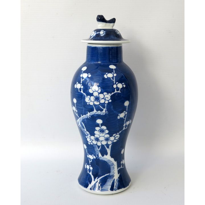 CHINESE PORCELAIN VASE AND COVER