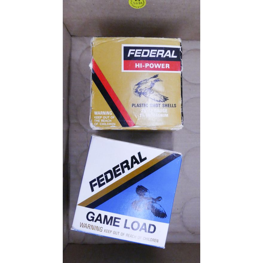 2 Boxes Federal 12 Gauge Shotgun Shells- 50 Rounds