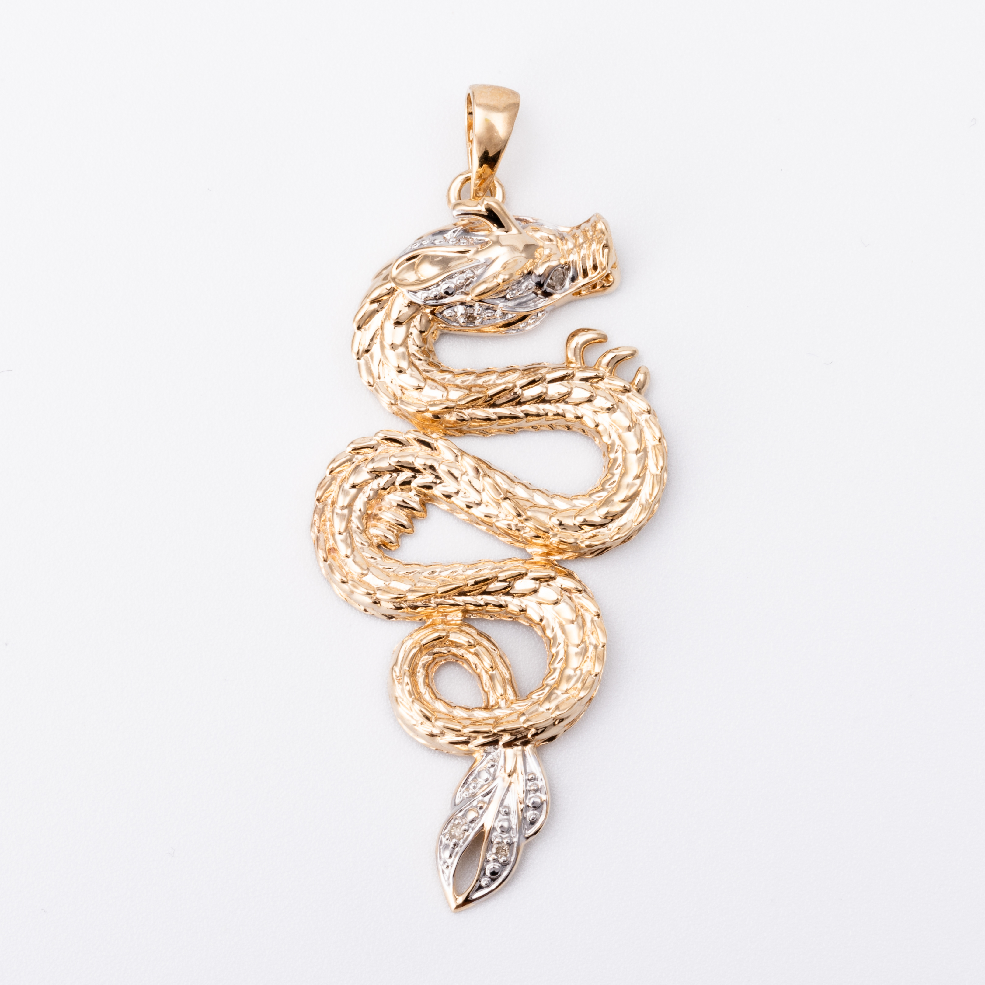 230 · Diamond Dragon Pendant in 9ct Gold