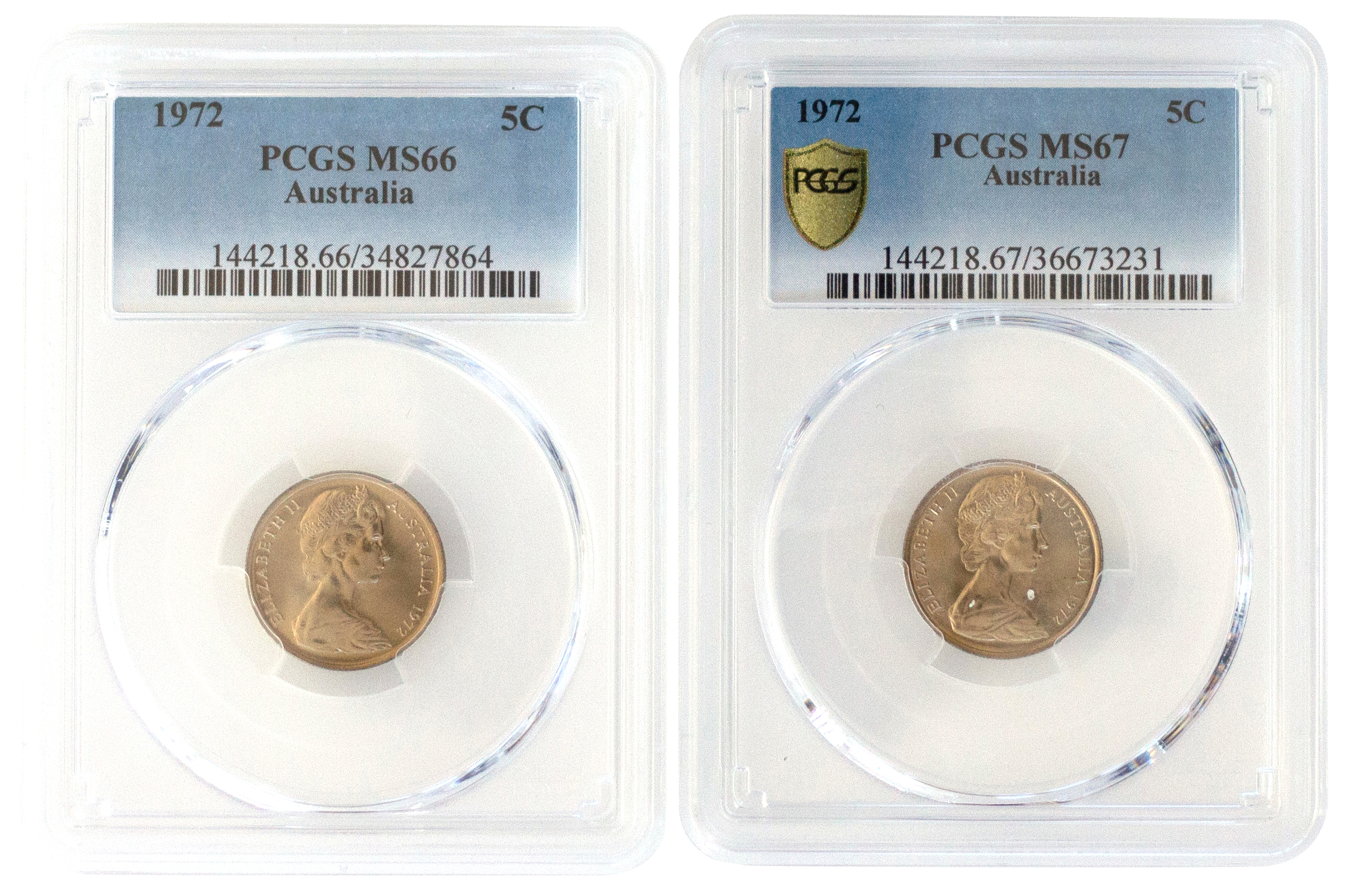 Elizabeth II, Five Cents, 1972
