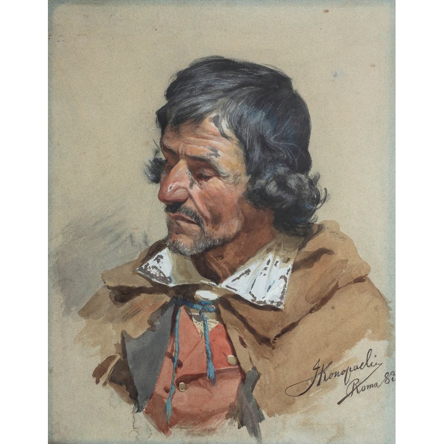 Jan Konopacki | Portret mężczyzny, 1883 r.