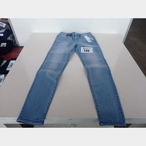 SUMMER DAYS AXEL SKINNY WITH BLING - BLUE - UK 12