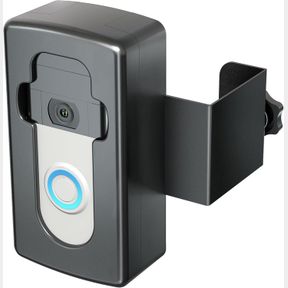 6.5*3.7*2.95 COOLWUFAN ANTI-THEFT VIDEO DOORBELL MOUNT STEEL & HARD PLASTIC MOUNT FOR MOST VIDEO DOORBELLS