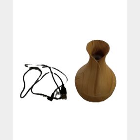 Wooden Grain Humidifier Aroma Essential Oil Diffuser - 290ml -