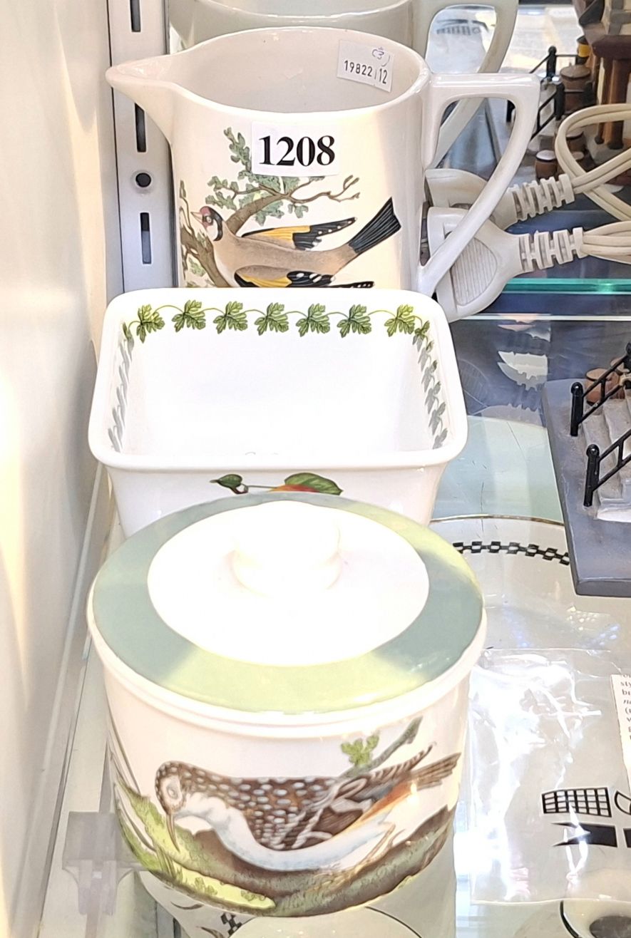 Portmeirion Jug, Sugar Pot And Dish