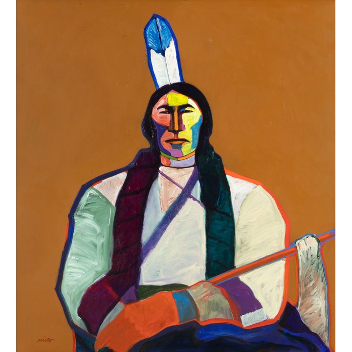 John Nieto (1936-2018), Red Cloud, 1994