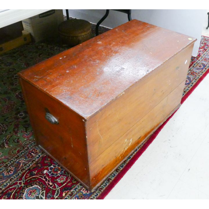 Antique Primitive Small Blanket Chest- 19x34x17''
