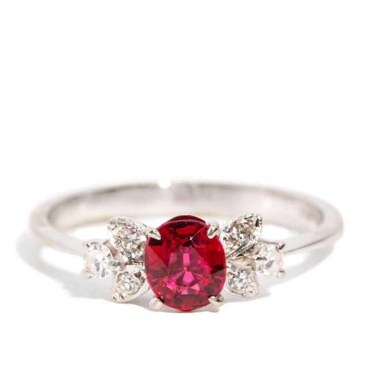 Spinel & Diamond 18 Carat Gold