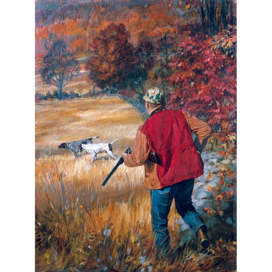 Stanley Meltzoff (1917-2006), Autumn Hunter and Pointers
