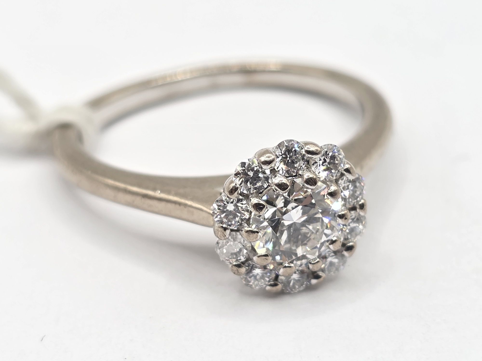 309 · PLATINUM DIAMOND RING