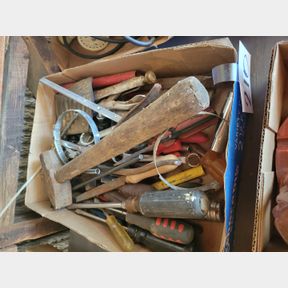 Large Assortment of Screwdrivers and Assorted Tools