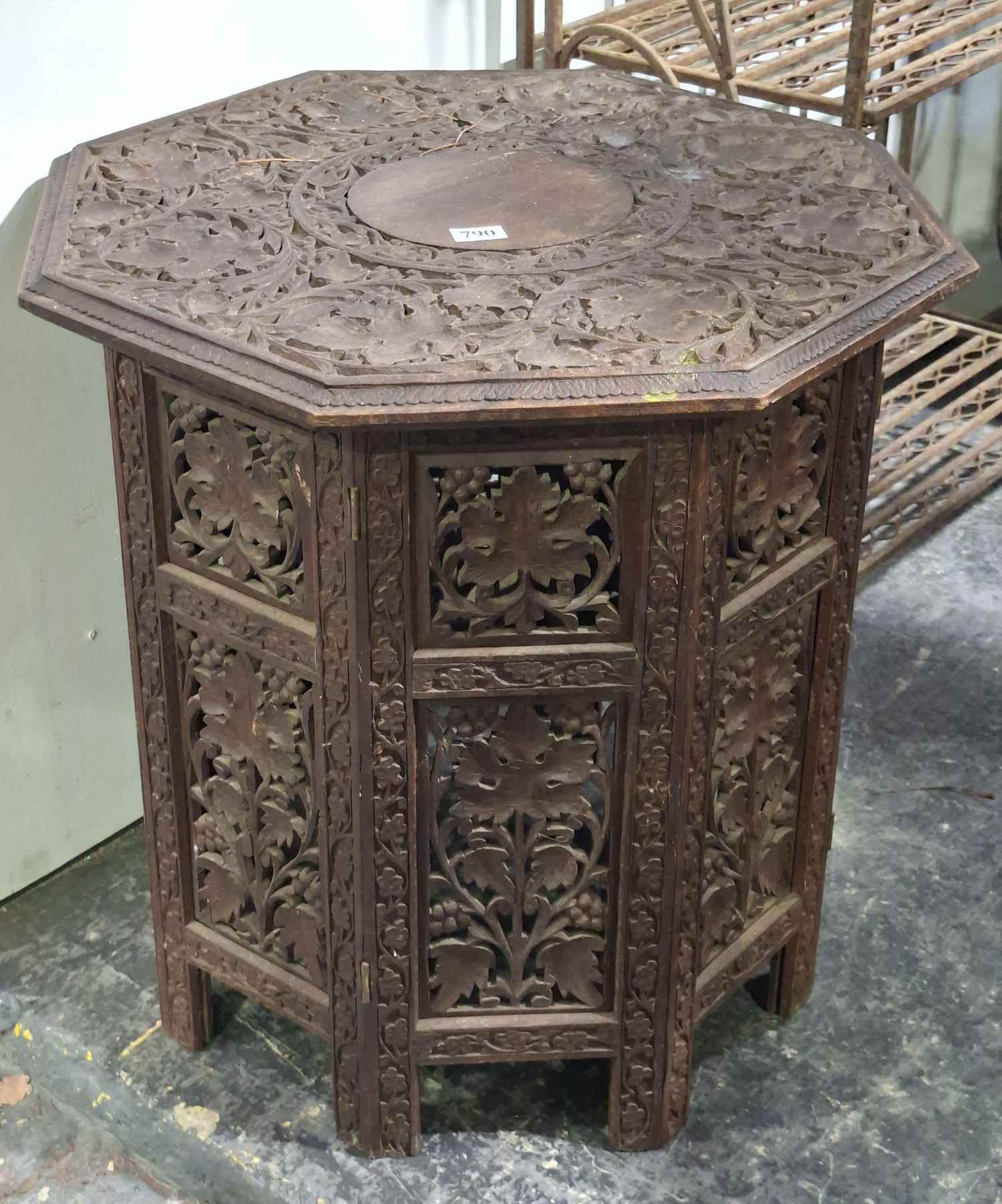 Octagonal Folding Table