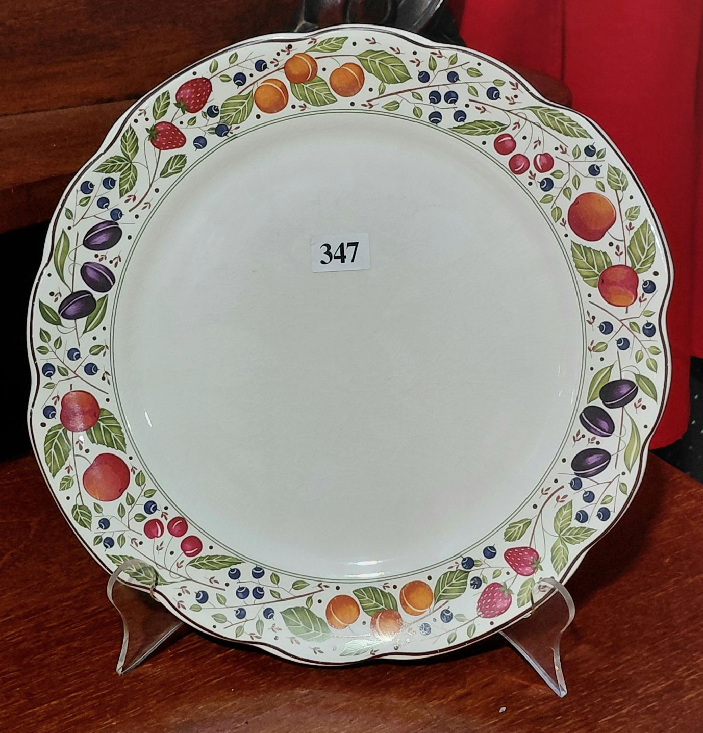 347 · GIEN FRENCH PLATE