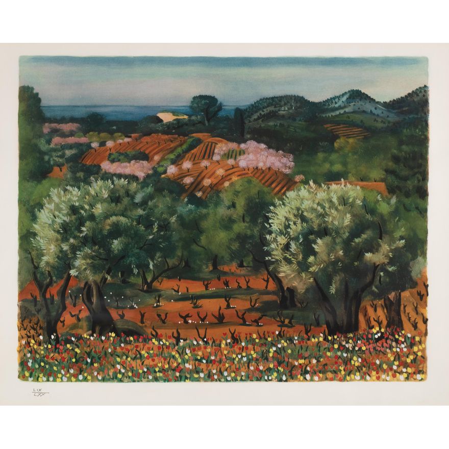 Mojżesz Kisling | Pejzaż z Prowansji