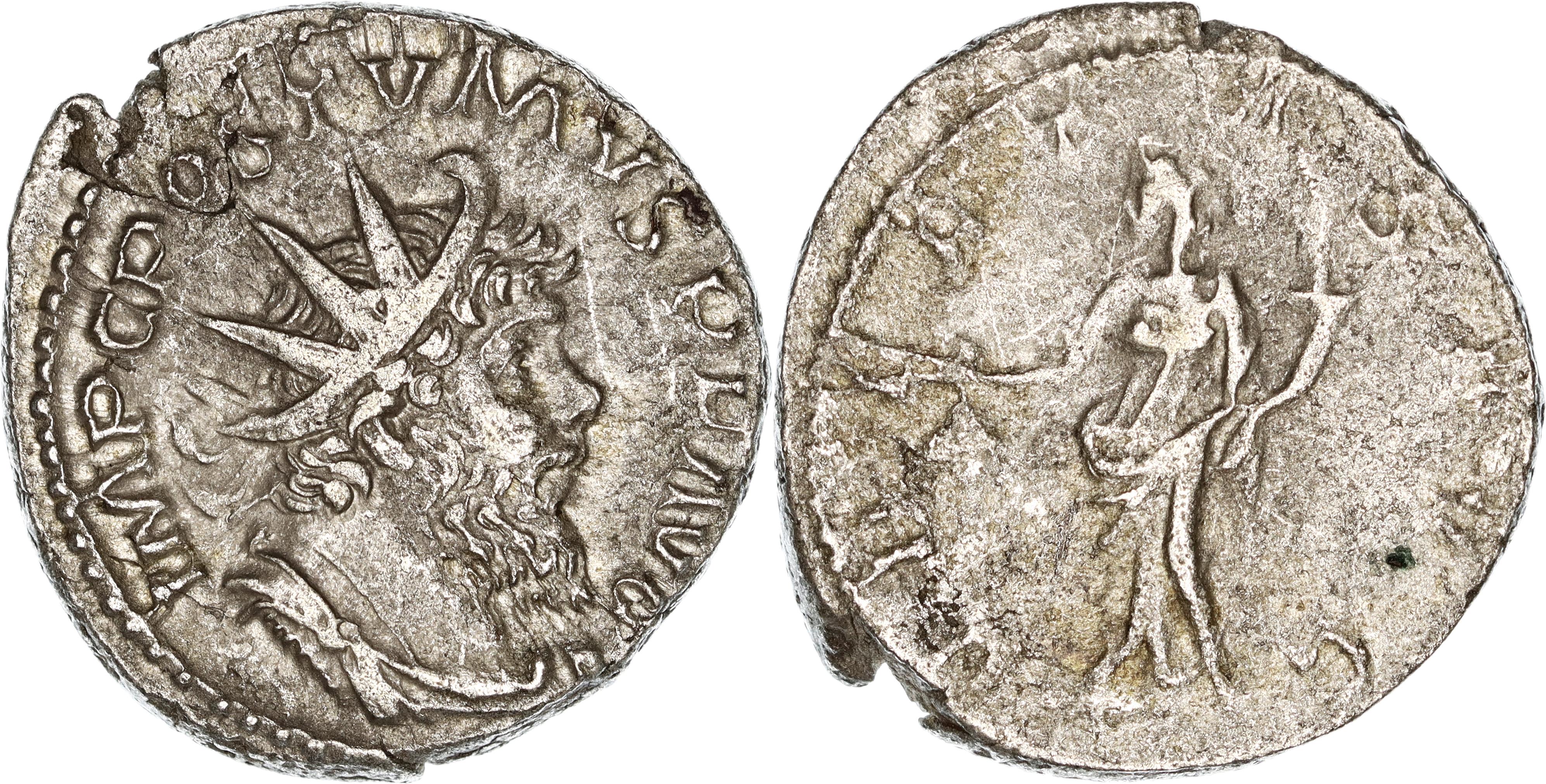 Gallic Empire, Postumus, Æ Antoninianus, 266-267 AD, VF