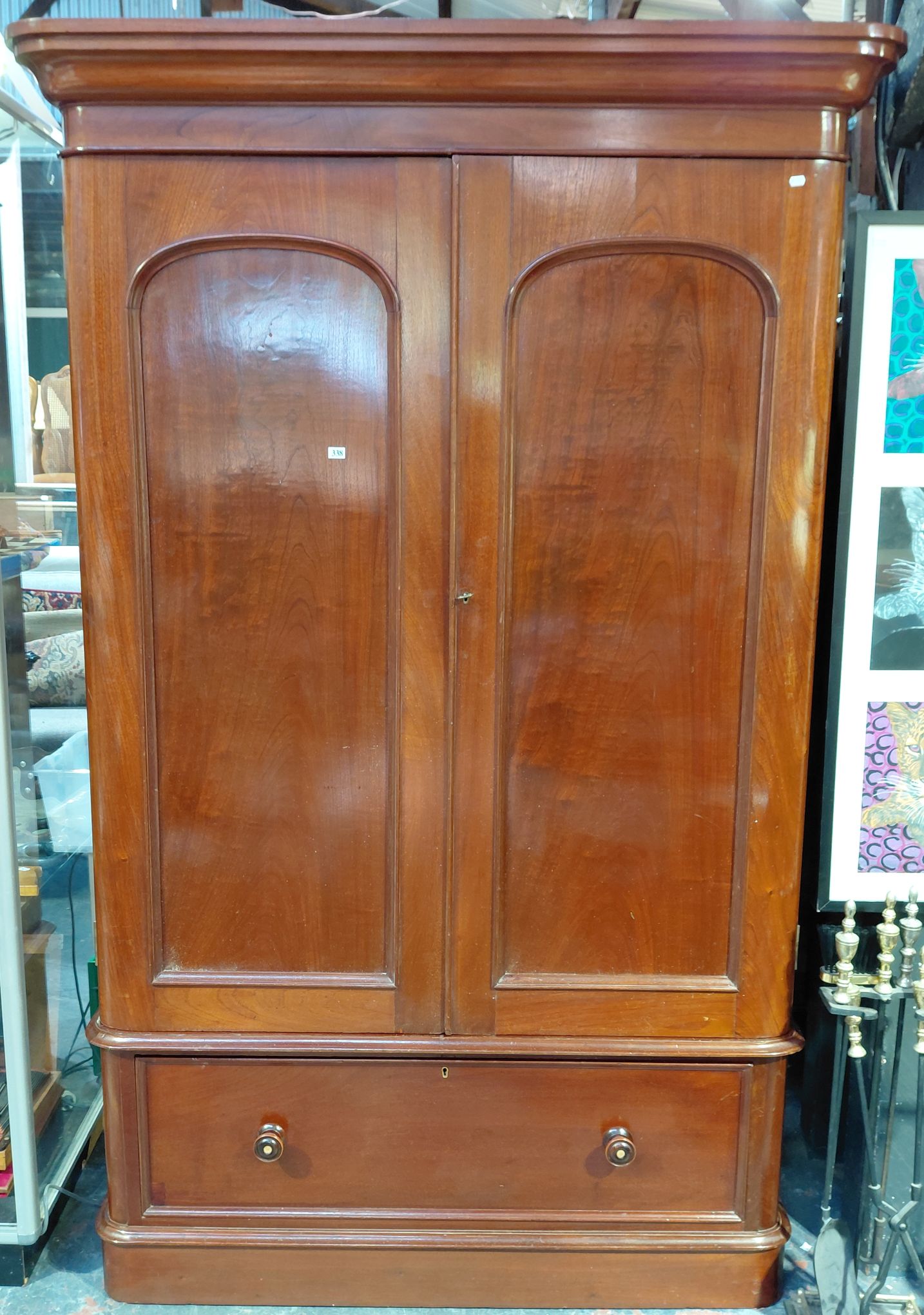 338 · 19TH CENTURY WARDROBE
