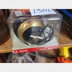 Signed Helmet with signed Authenticity certificate