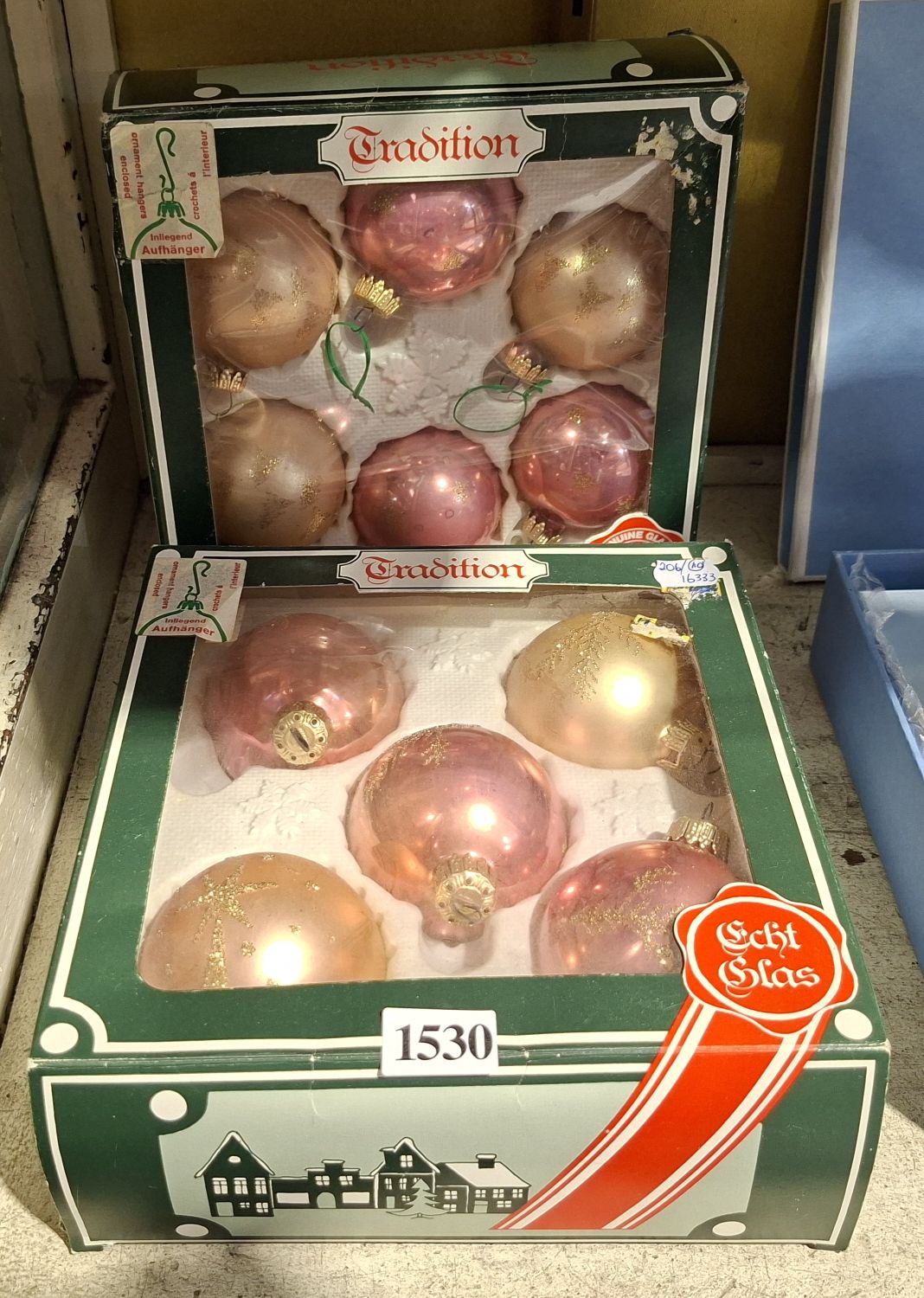 Glass Xmas Ornaments