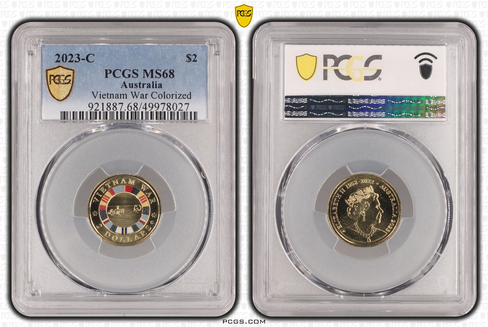 Vietnam War Colorized , Two Dollar, 2023-C, PCGS MS68