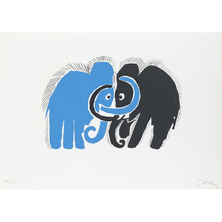 Józef Wilkoń | Dwa mamutki, 2015