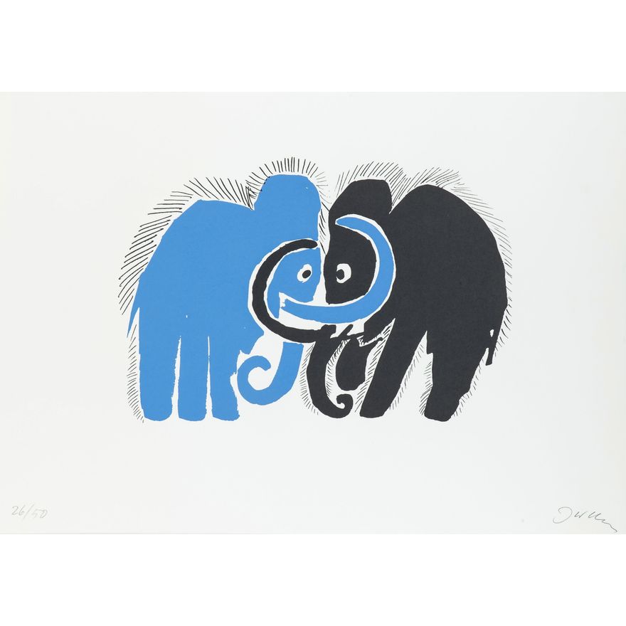 Józef Wilkoń | Dwa mamutki, 2015