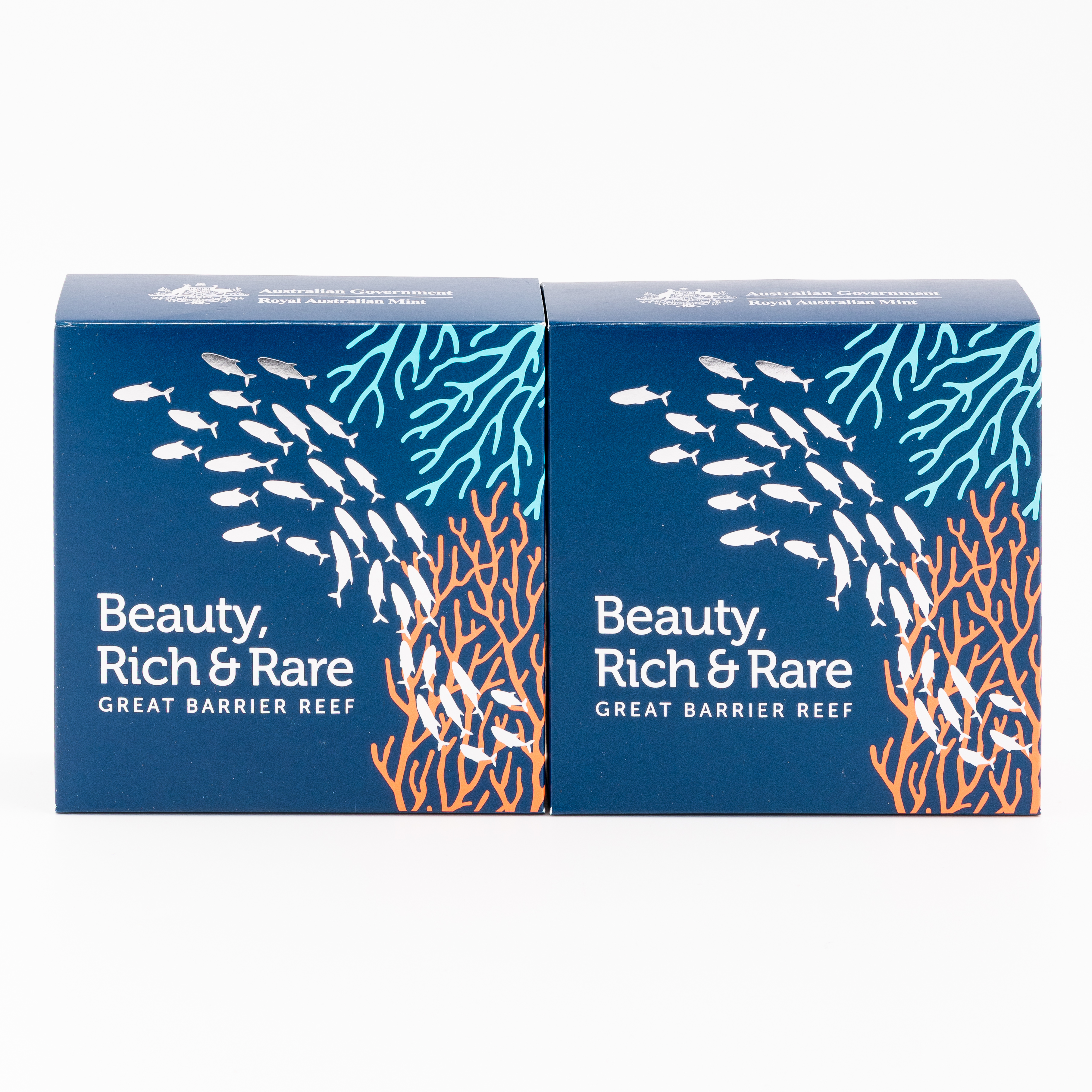 243 · Elizabeth II, RAM - Beauty Rich & Rare, Great Barrier Reef, Five Dollars, 2022,  FDC