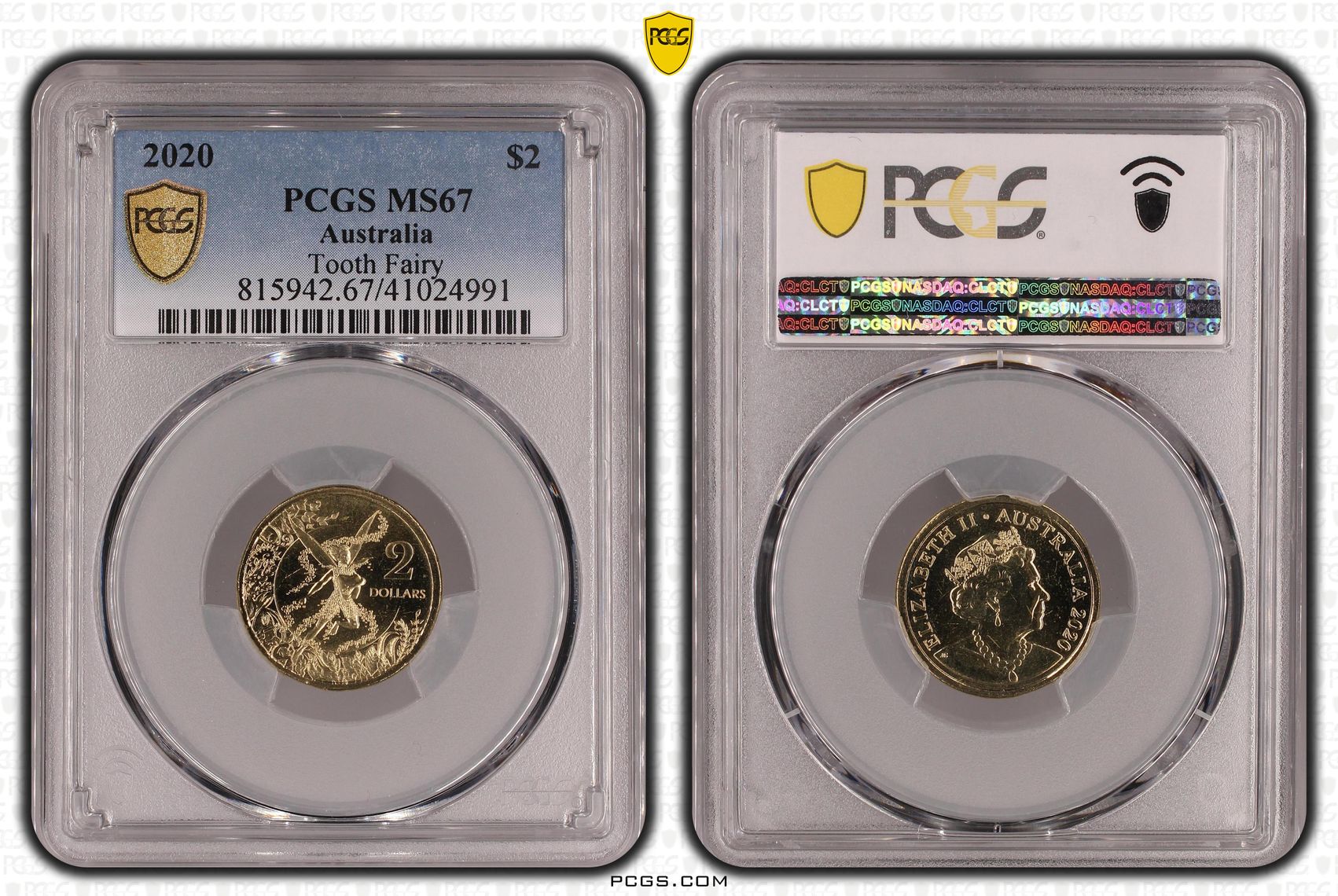 Tooth Fairy, Two Dollar, 2020, PCGS MS67