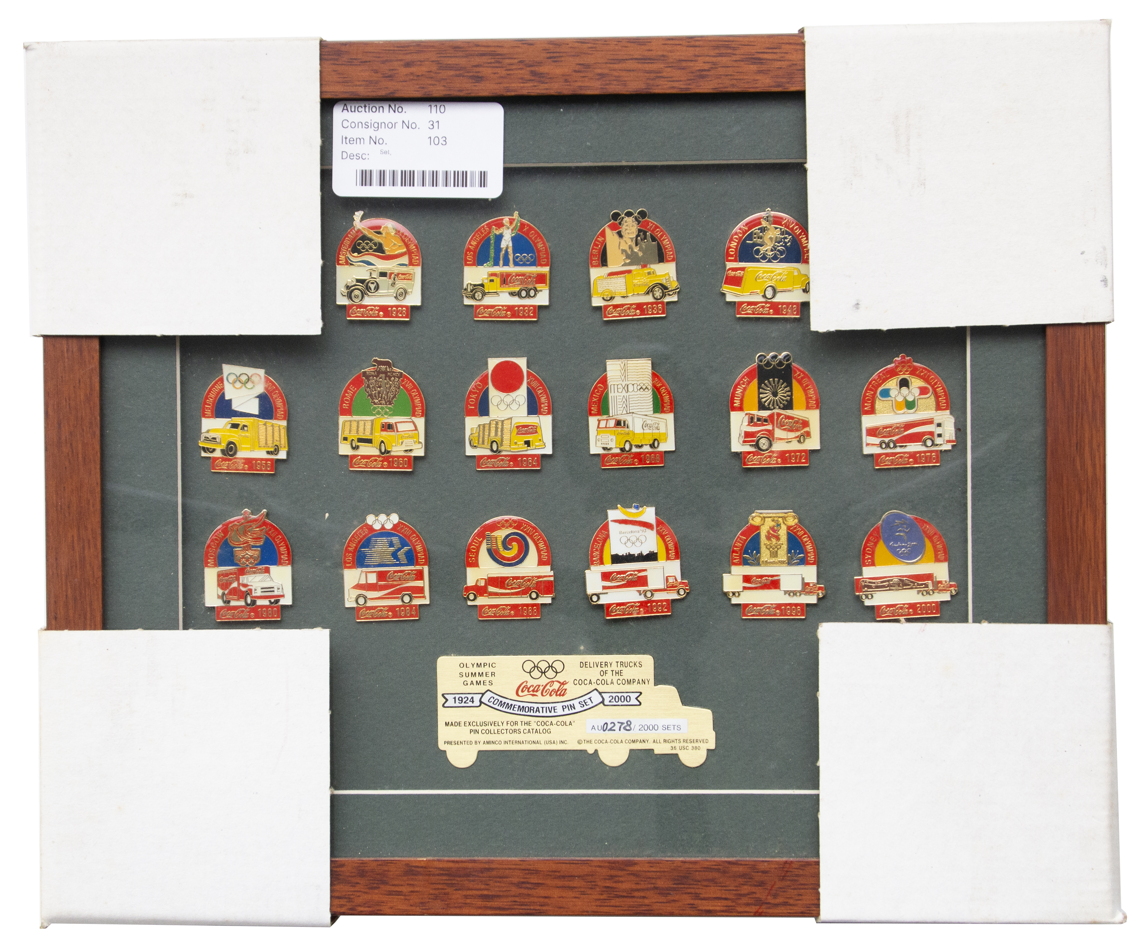 Sydney Olympic Games 2000 Promotions, 1924 - 2000