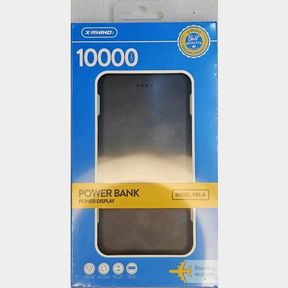 X-RHINO 10000MAH POWER BANK WITH POWER DISPLAY (DUAL INPUT + DUAL OUTPUT) - 52055/3407