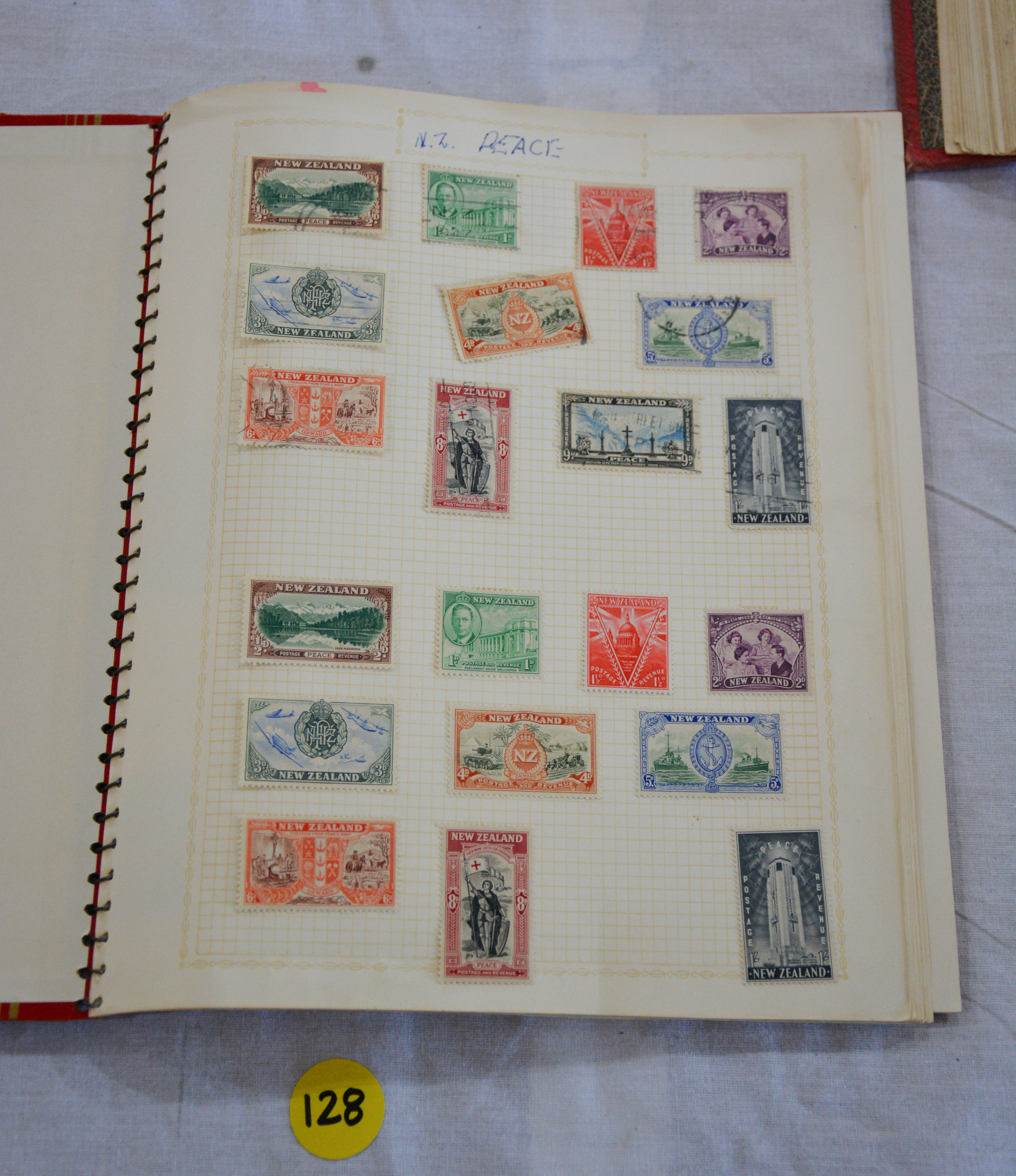Stamp Album and Contents — sold at auction in New Zealand for $15