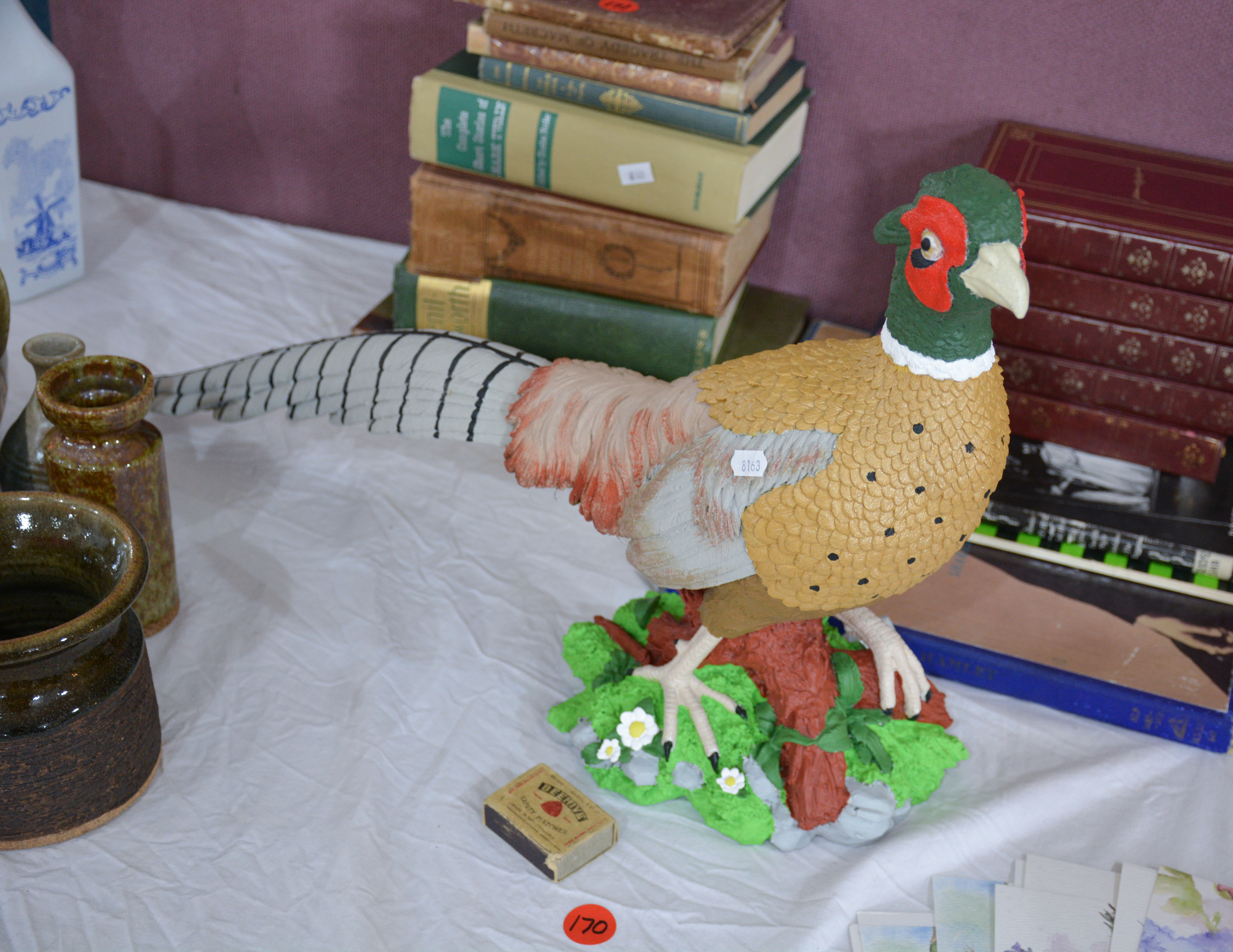 Garden Pheasant Statue — sold at auction in New Zealand for $5