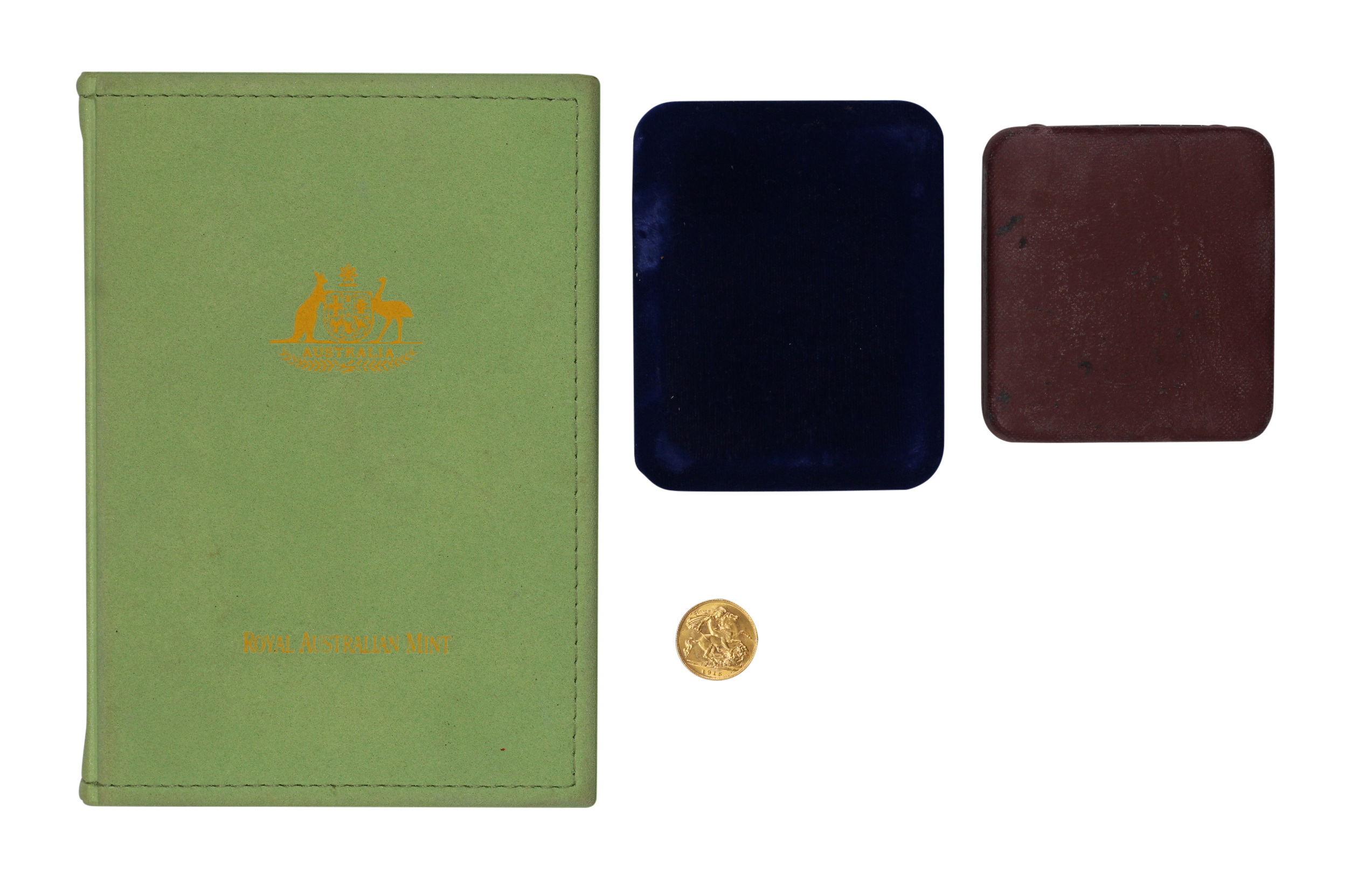 1287. · Collection, George V, Half Sovereign,  1915-M, UNC
