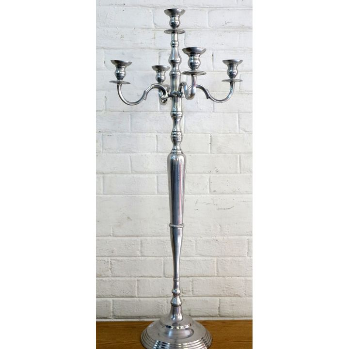 LARGE FIVE-LIGHT CANDELABRA,