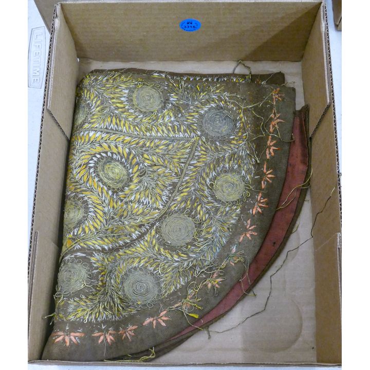 Box Indian Goldthread Embroidery