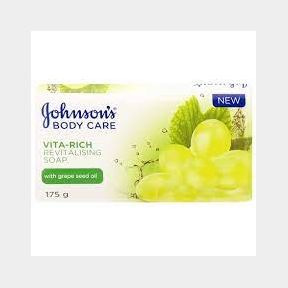 JOHNSONS. Body Soap. Vita-Rich. Revitalising. 175g-50584/1726 B4(S7)