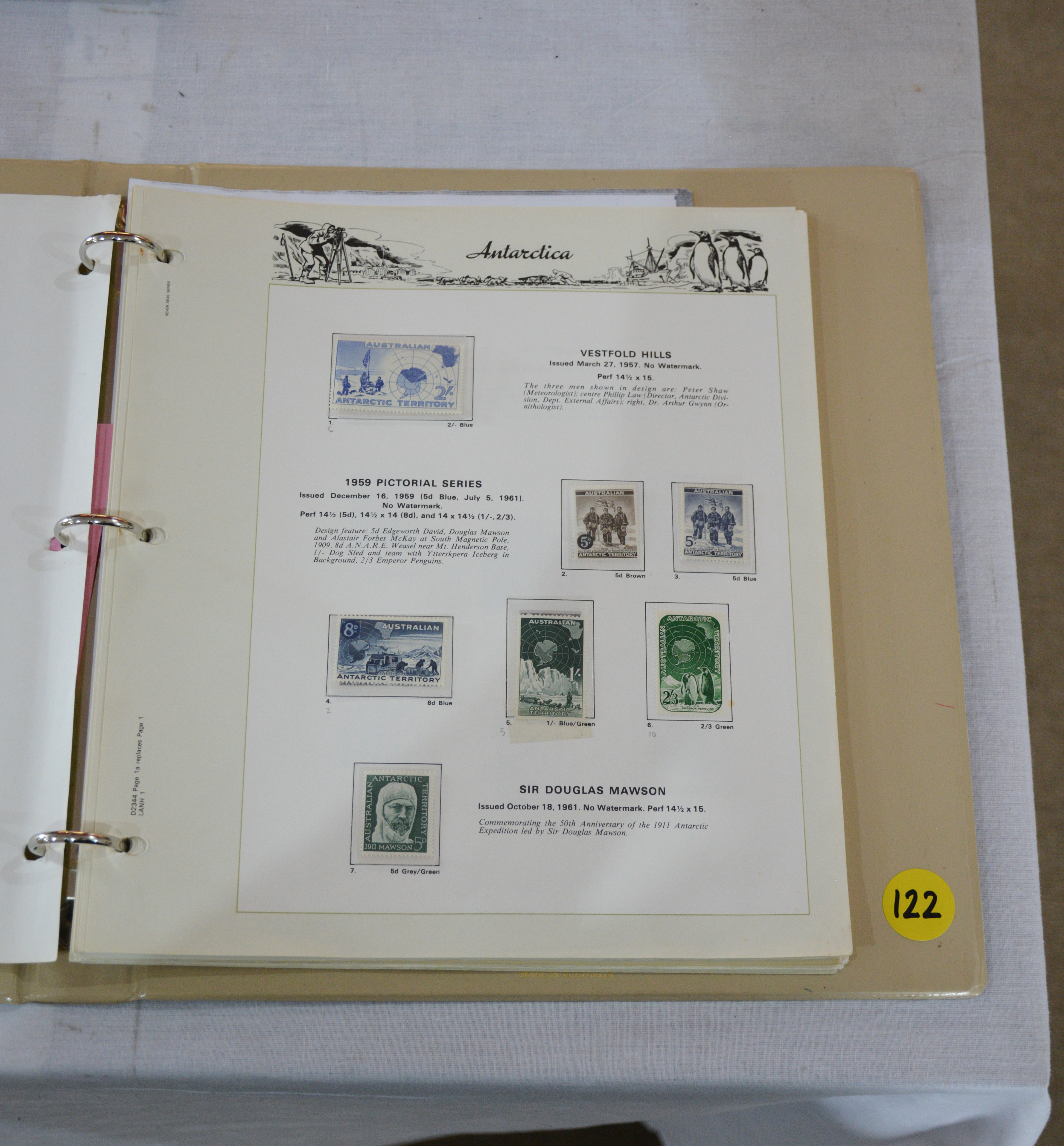 Album of AUS Antarctic Territory 1957-2001 — NZ auction result