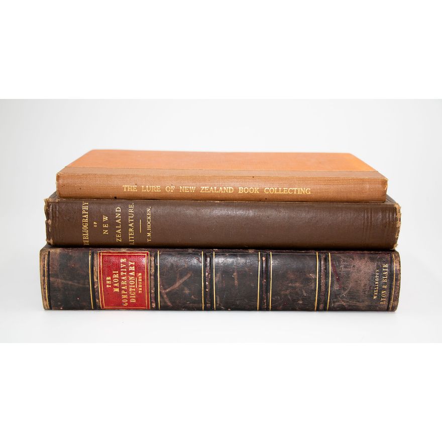 TREGEAR, EDWARD [3 titles] - The Māori Polynesian Comparative Dictionary.