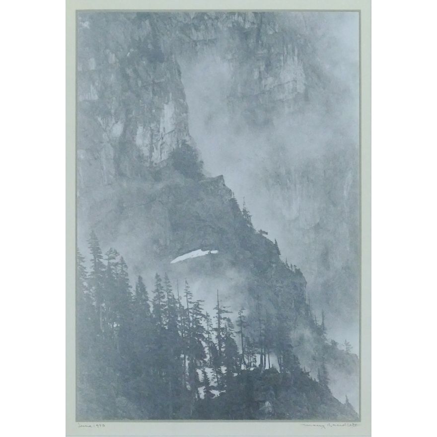 Mary Randlett ''June 1970'' (Mountain Mist) Silver Photograph