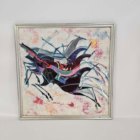 Zhongliang Li Cave Paintings II Framed Poster Print
