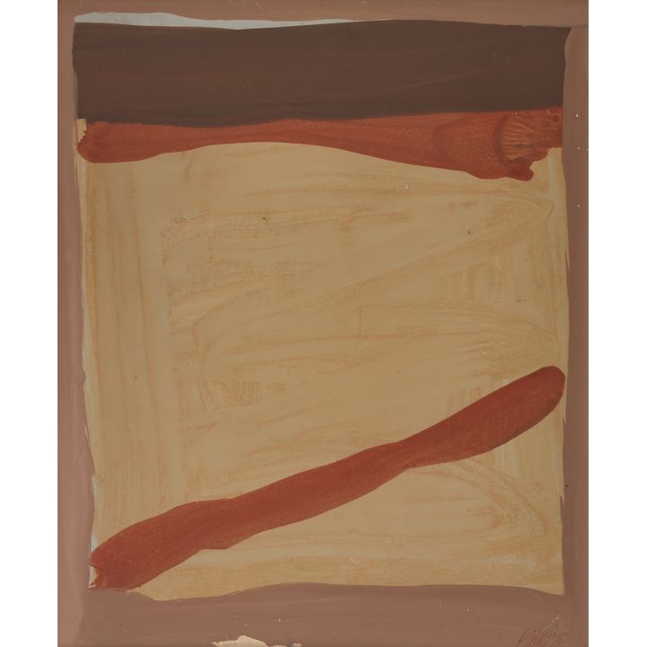 Leo Adams ''Untitled'' (Abstract) 1976 Oil