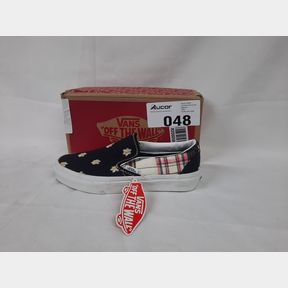 CLASSIC SLIP-ON - FLORAL PLAID PATCHWORK - UK 4