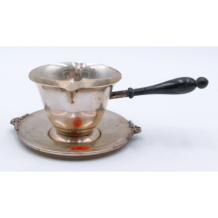 American Sterling Brandy Warmer with Undertray 8'' - 216 Grams