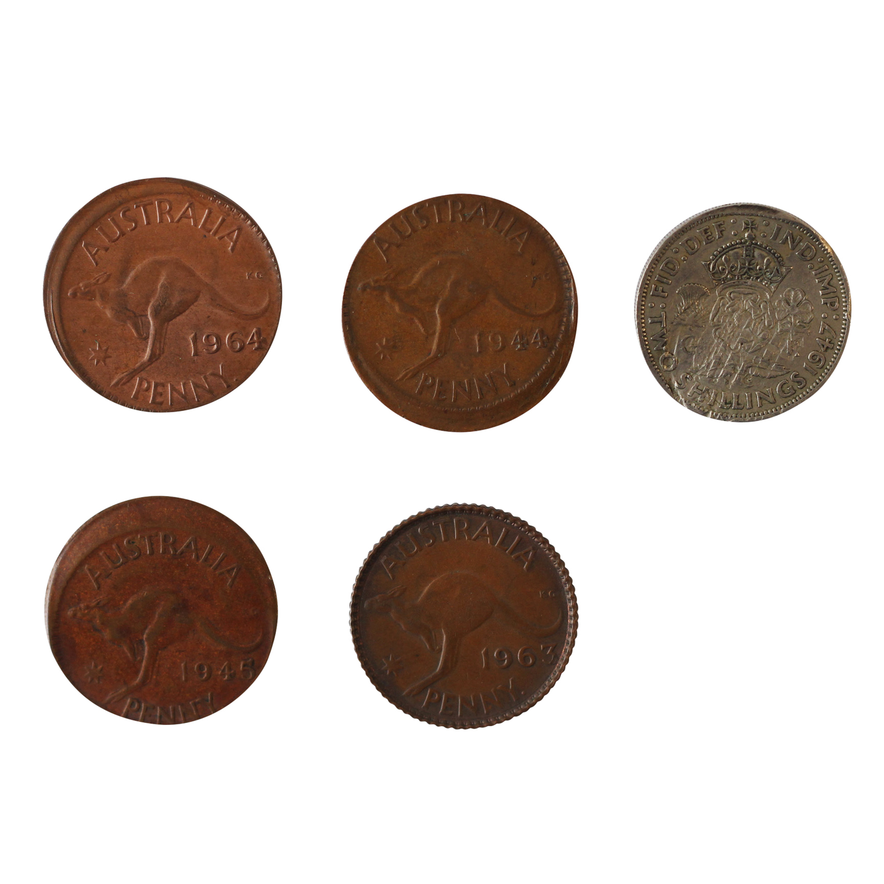 Trio, George VI, Penny, F - EF