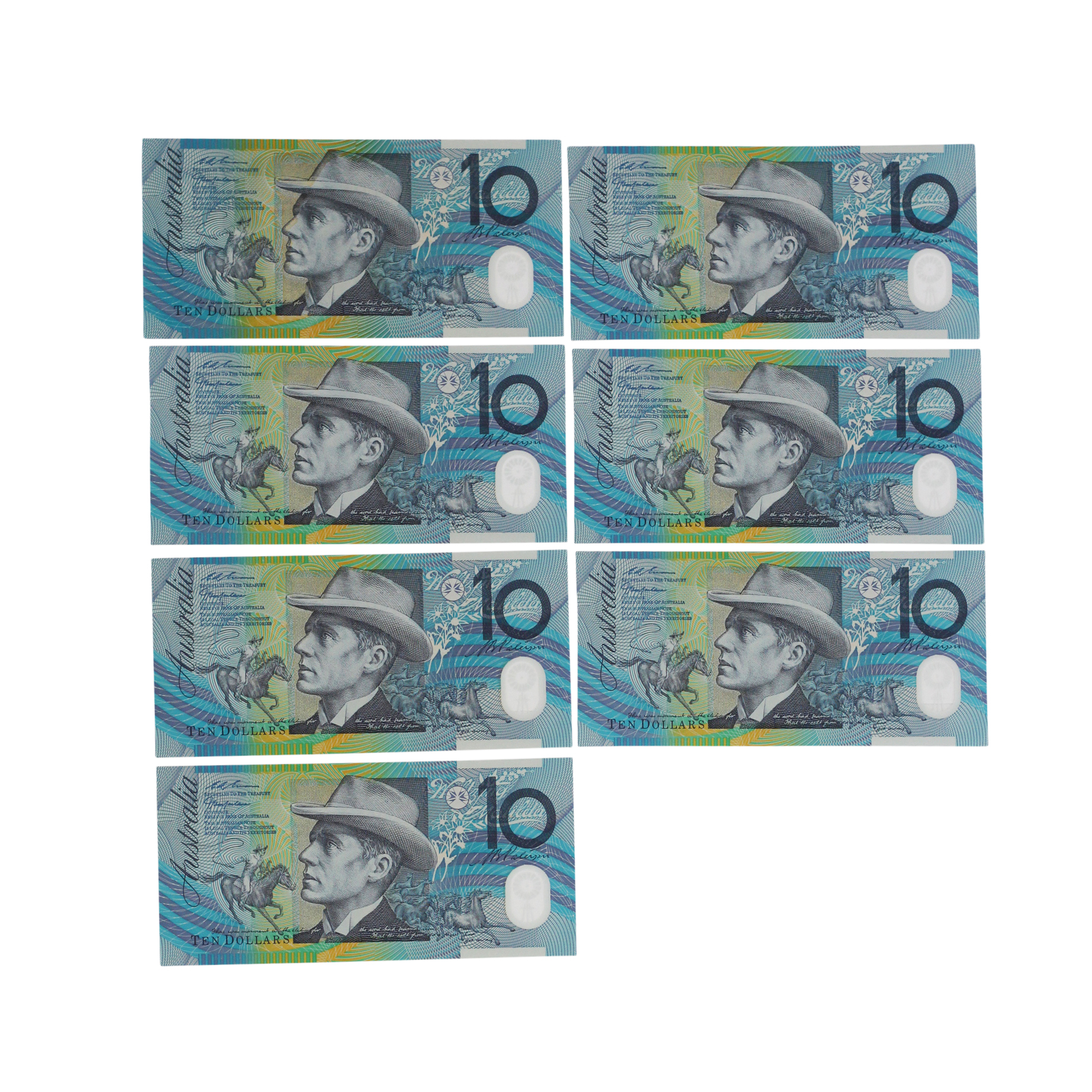 2228. · MacFarlane/Evans, Ten Dollars, 1998, UNC