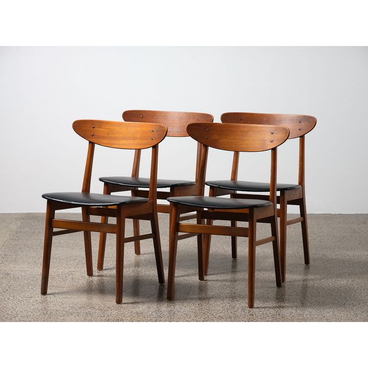 Farstrup Møbler - Set of four 1960s dining chairs