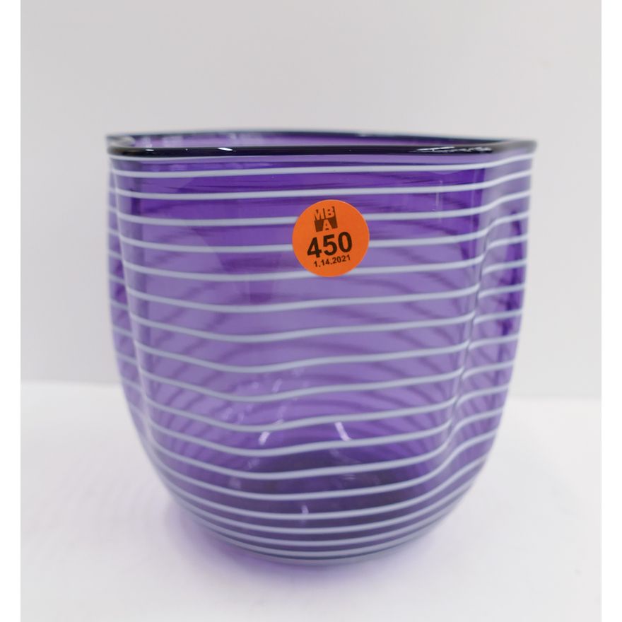 SGS Studio Glass Purple Bowl- 5''
