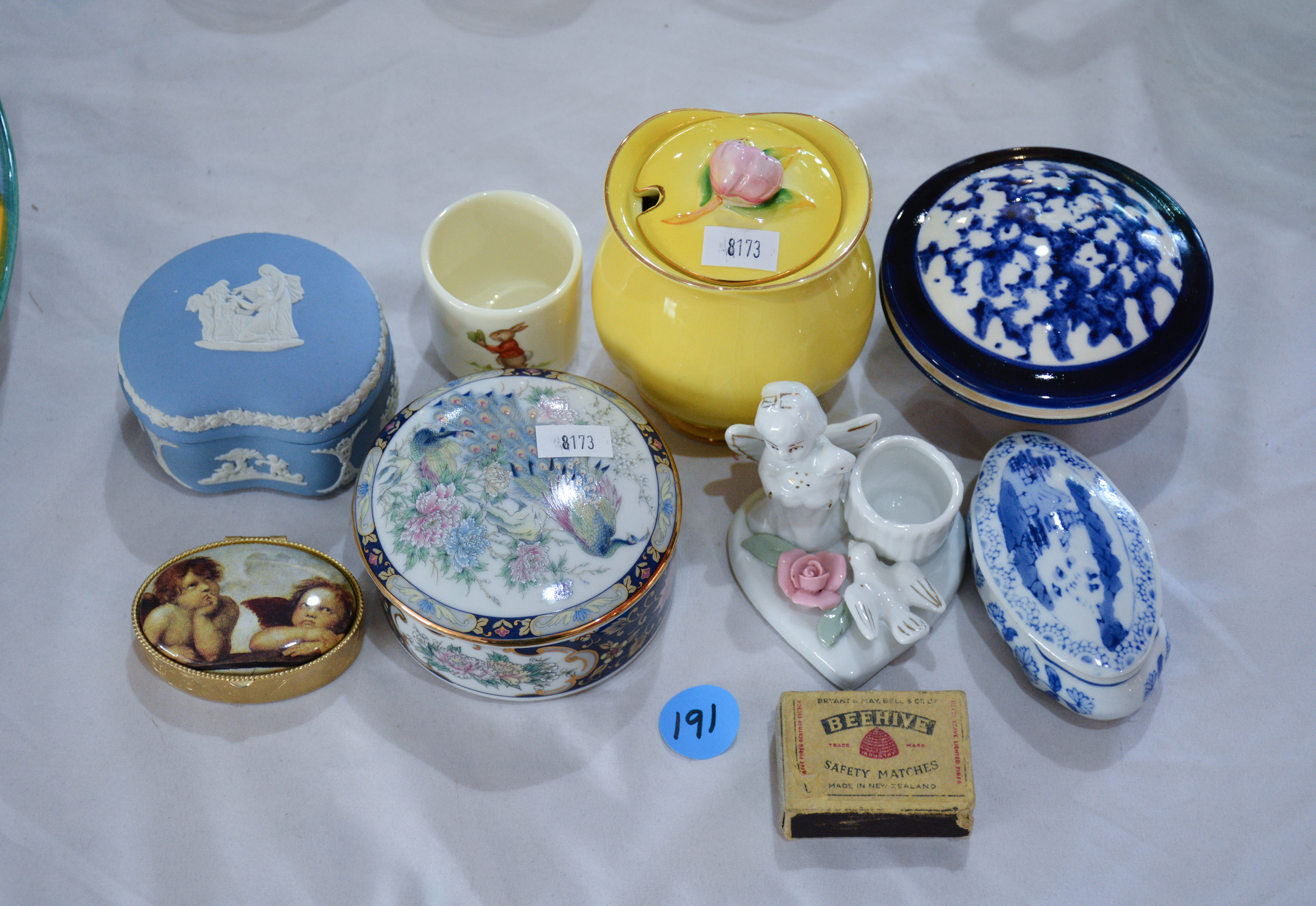 Collection of Vintage Containers — sold at auction in New Zealand for $10