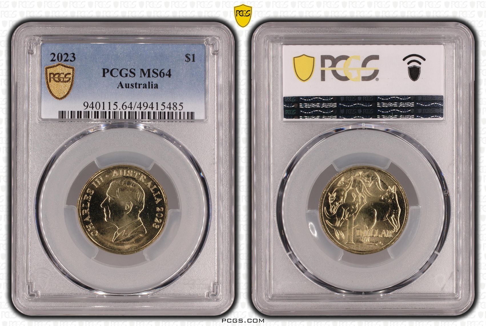 One Dollar, 2023, PCGS MS64