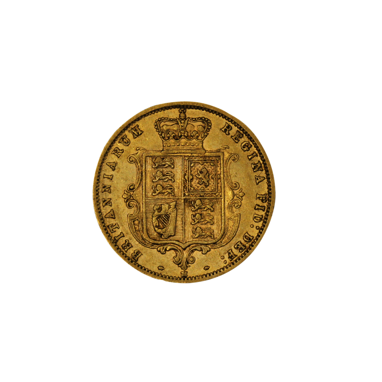 1194. · Victoria, Half Sovereign, 1885-M, VF