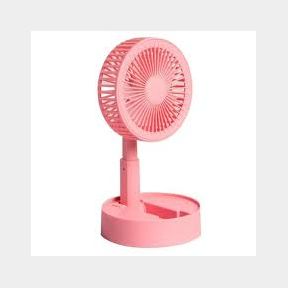 51675/2358 JN-F168 Foldable Fan - Pink | PK B4 (S6)
